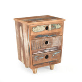 Nirvana  Reclaimed  Solid Wood Bedside Table    34